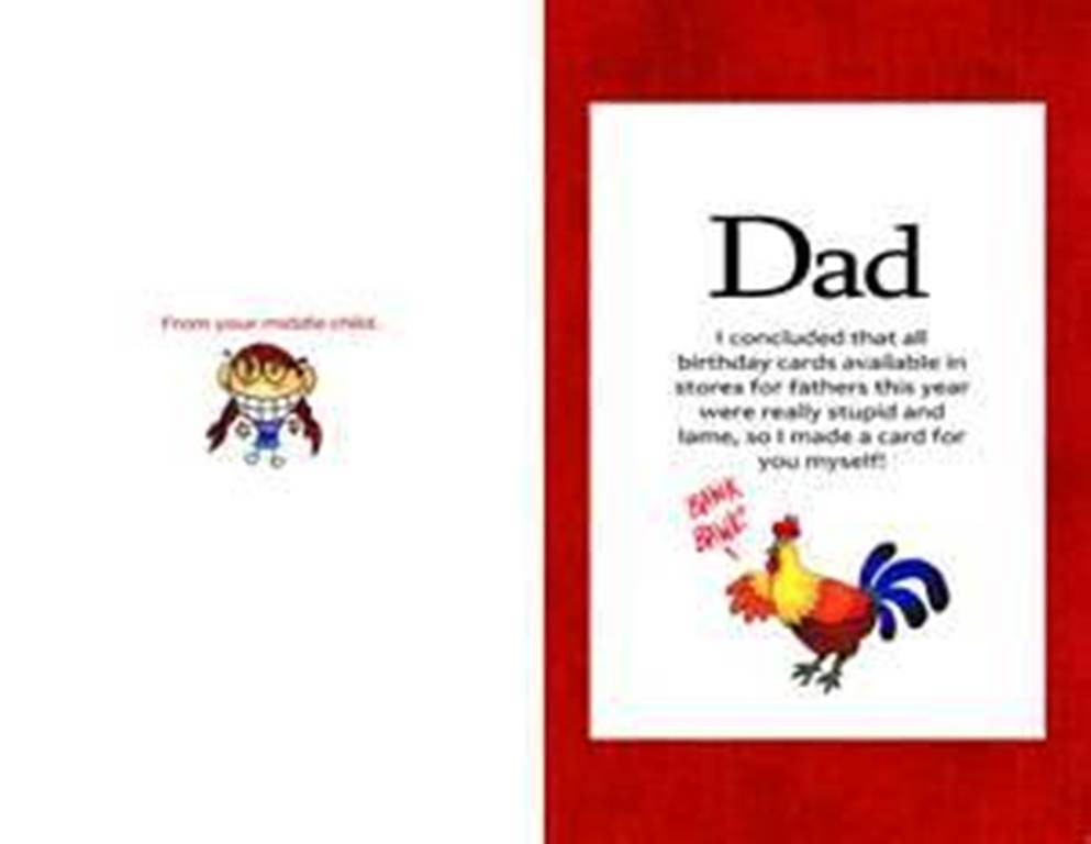 Funny Birthday Card For Dad
 Funny Birthday Quotes For Dad From Daughter QuotesGram