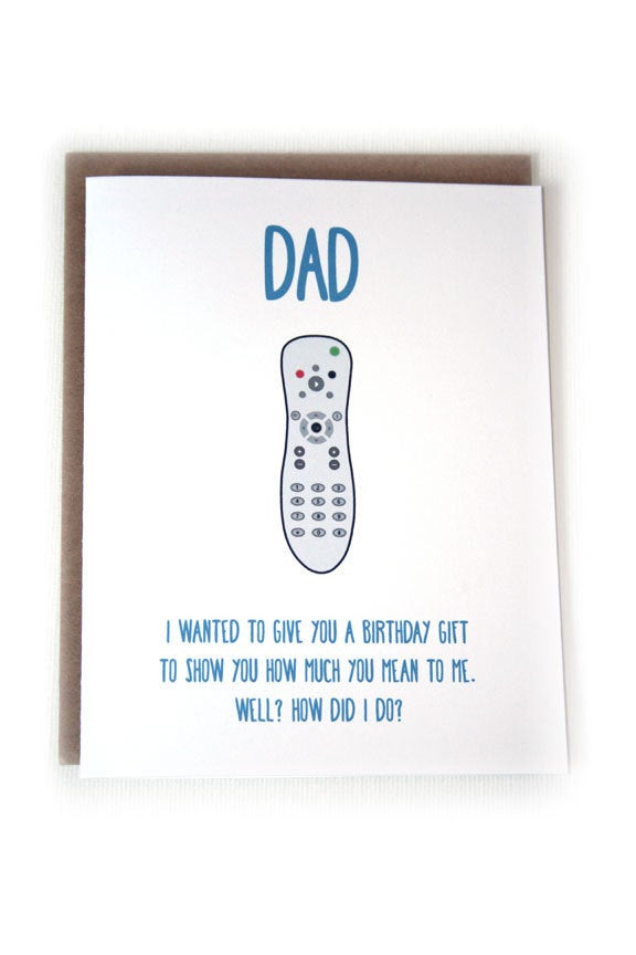 Funny Birthday Card For Dad
 Birthday Card For Dad Funny Dads Birthday Card Birthday