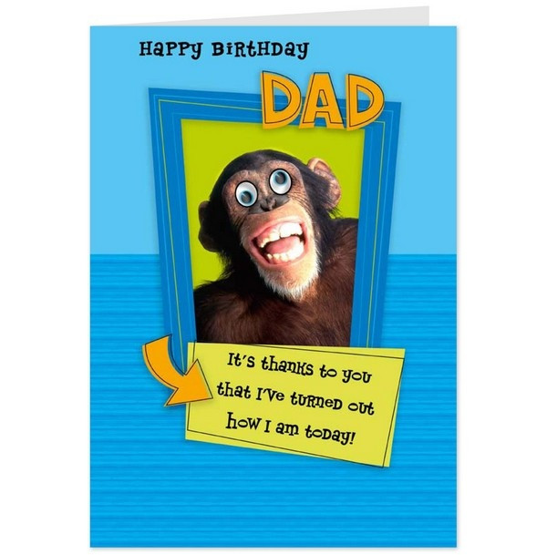 Funny Birthday Card For Dad
 What are some funny birthday wishes for a dad Quora