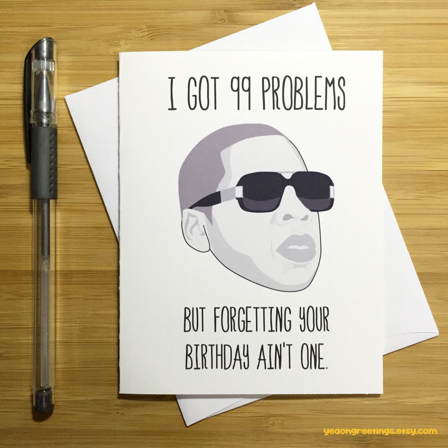 Funny Birthday Cards
 Jay Z Birthday Card Funny Birthday Card Birthday by