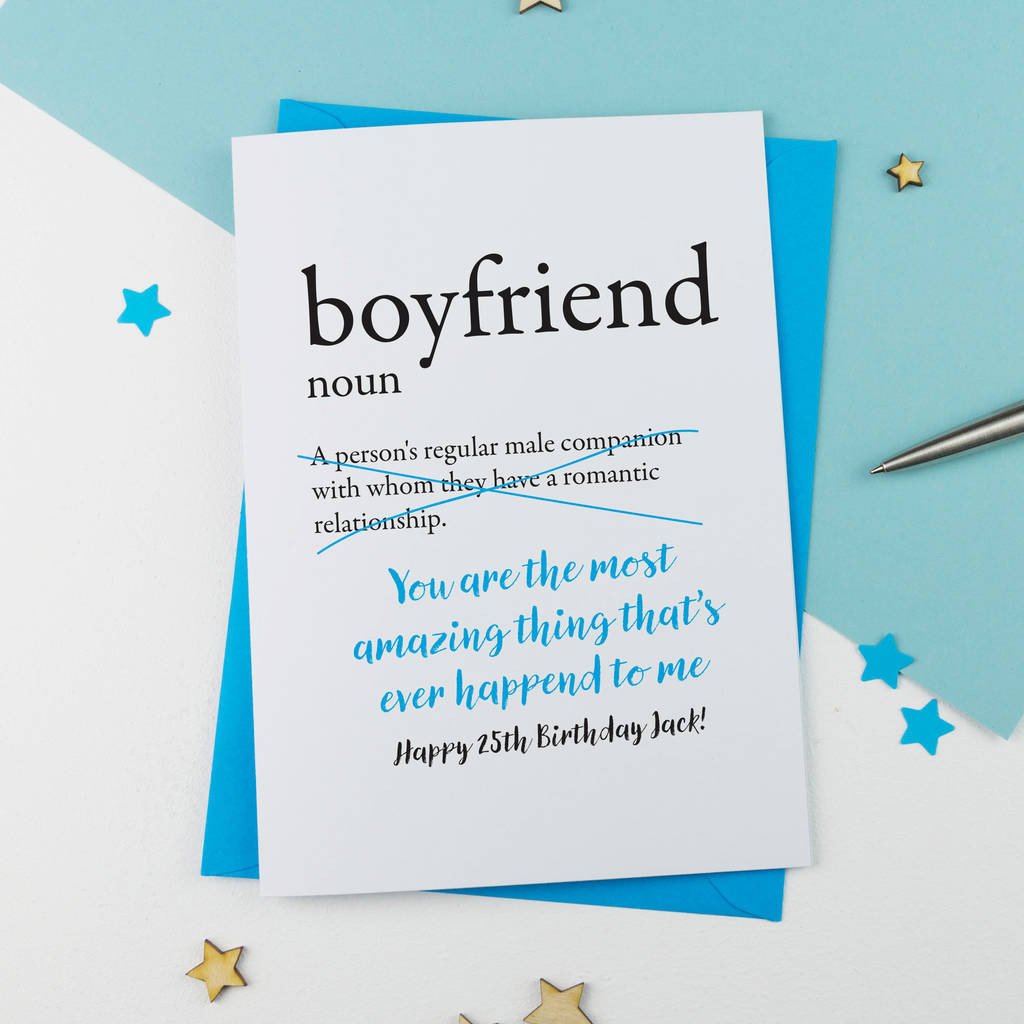 Funny Birthday Cards For Boyfriend
 birthday card for boyfriend personalised by a is for