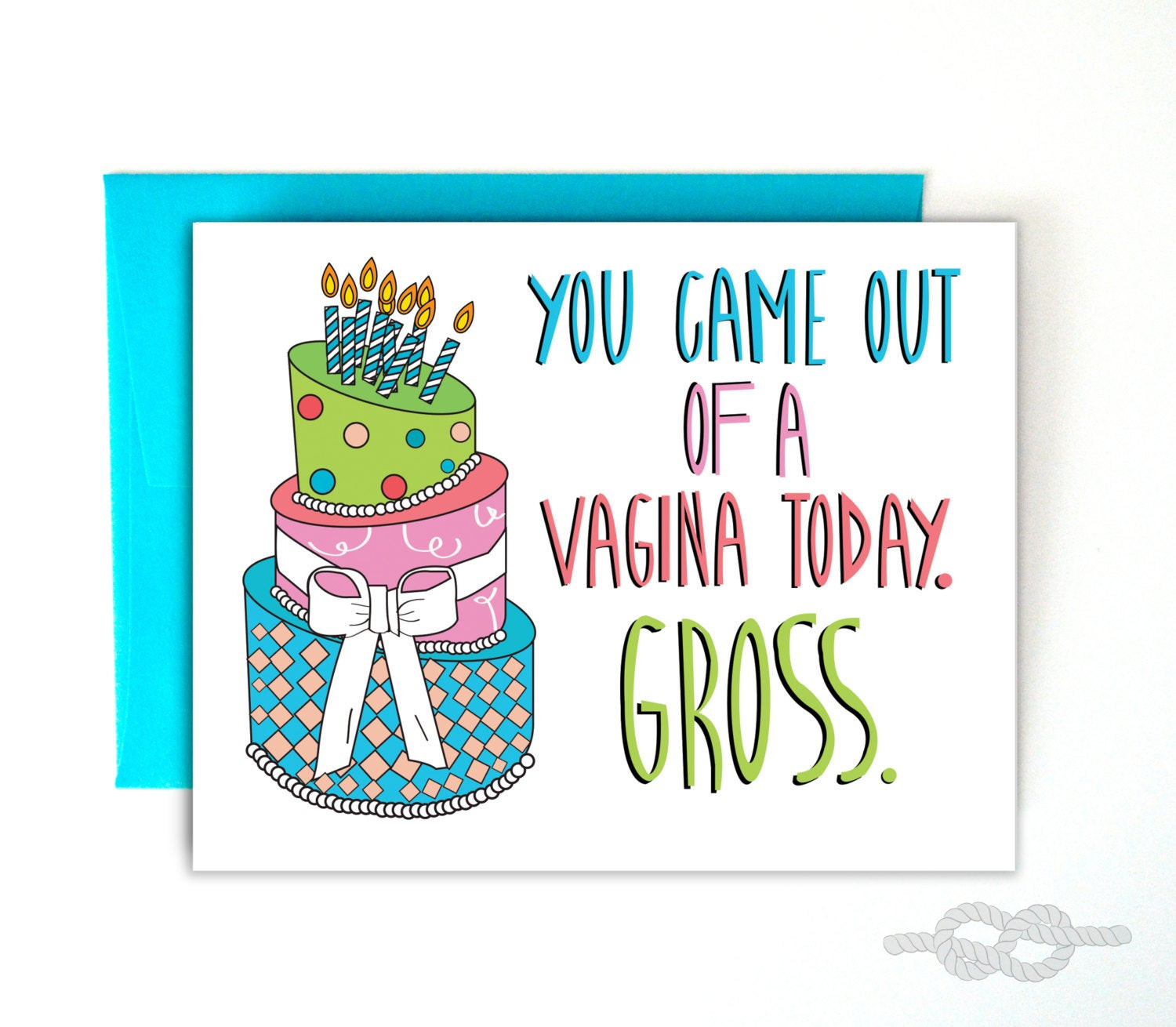 Funny Birthday Cards
 Funny Birthday Card Funny Greeting Card Vagina Birthday