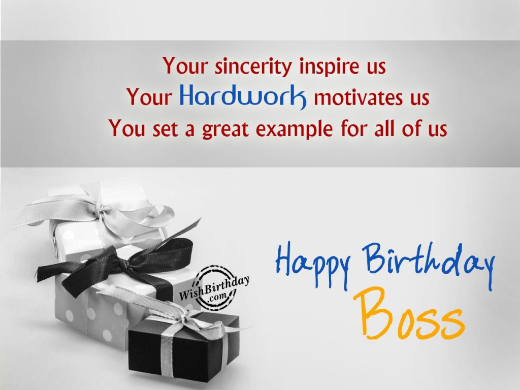 Funny Birthday Quotes For Boss
 Happy Birthday wishes quotes for boss from staff with tips