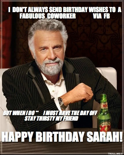 Funny Birthday Quotes For Coworkers
 Funny Co Worker Birthday Quotes QuotesGram