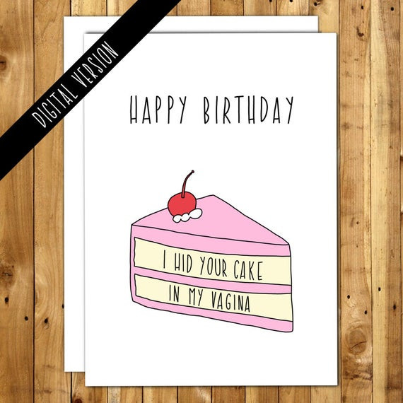 Funny Birthday Quotes For Wife
 Printable Birthday Card For Boyfriend For Husband For