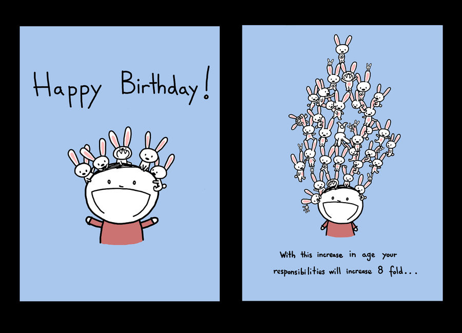 Funny Facebook Birthday Cards
 Bunny birthday ♥ on Pinterest