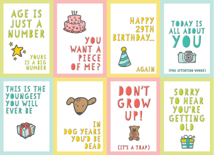Funny Free Printable Birthday Cards
 Free Funny Printable Birthday Cards for Adults Eight