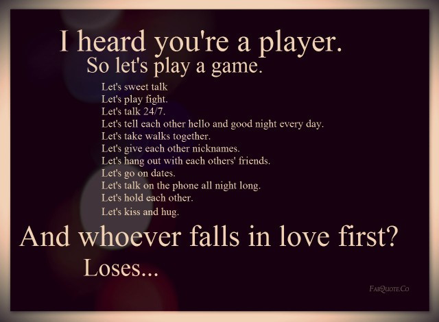 Funny Gaming Quotes
 Signs of love