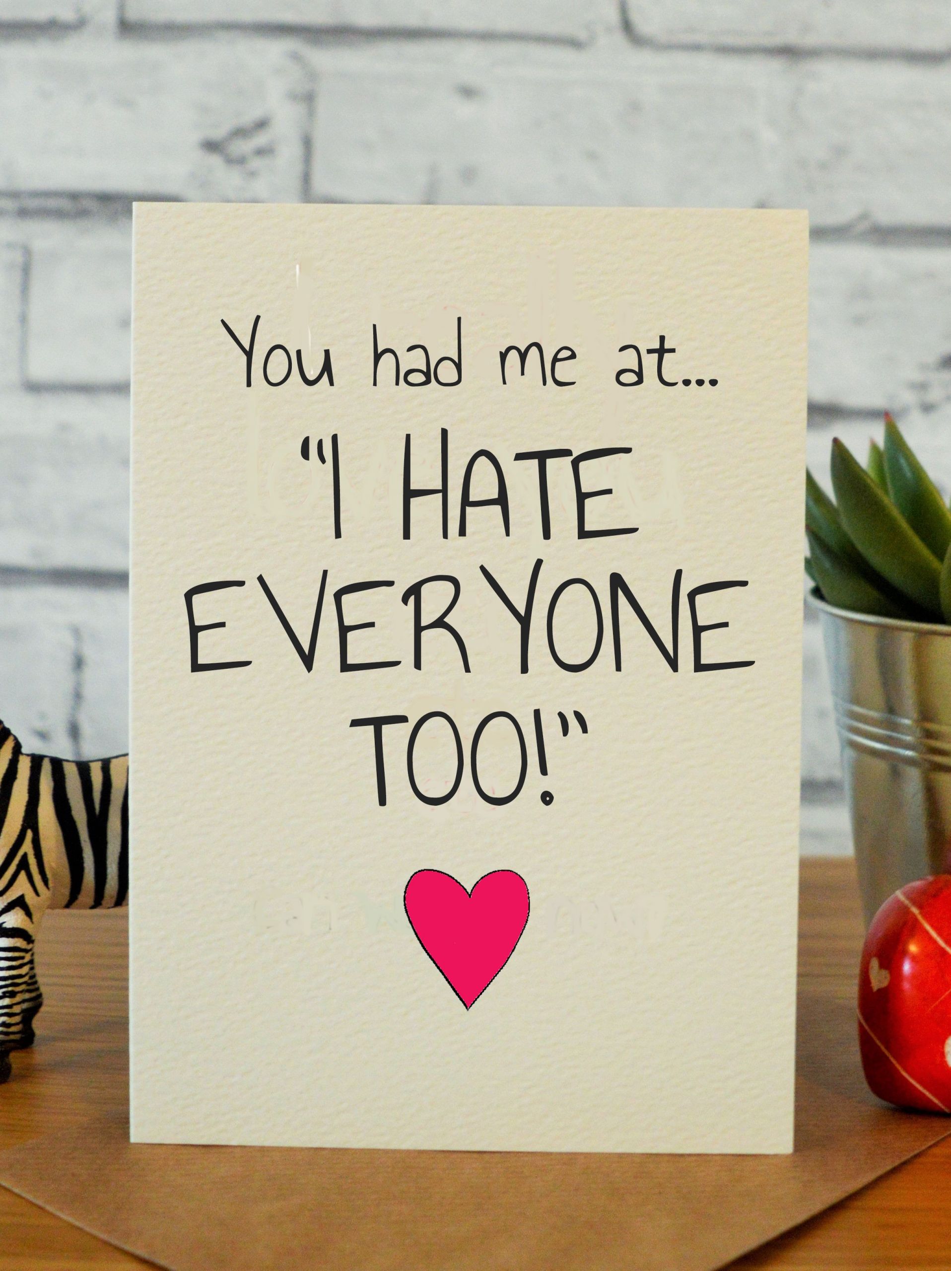Funny Gift Ideas For Best Friend
 Hate everyone DIY stuffs