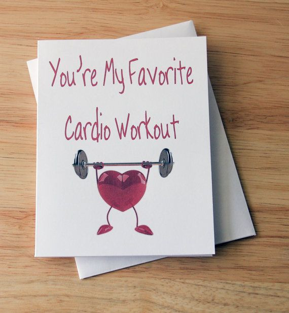 Funny Gift Ideas For Boyfriends
 Boyfriend Gift Card For Him Cardio Workout Birthday