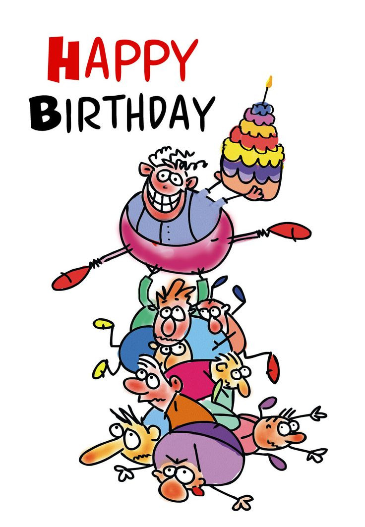 Funny Happy Birthday Greeting
 138 best images about Birthday Cards on Pinterest