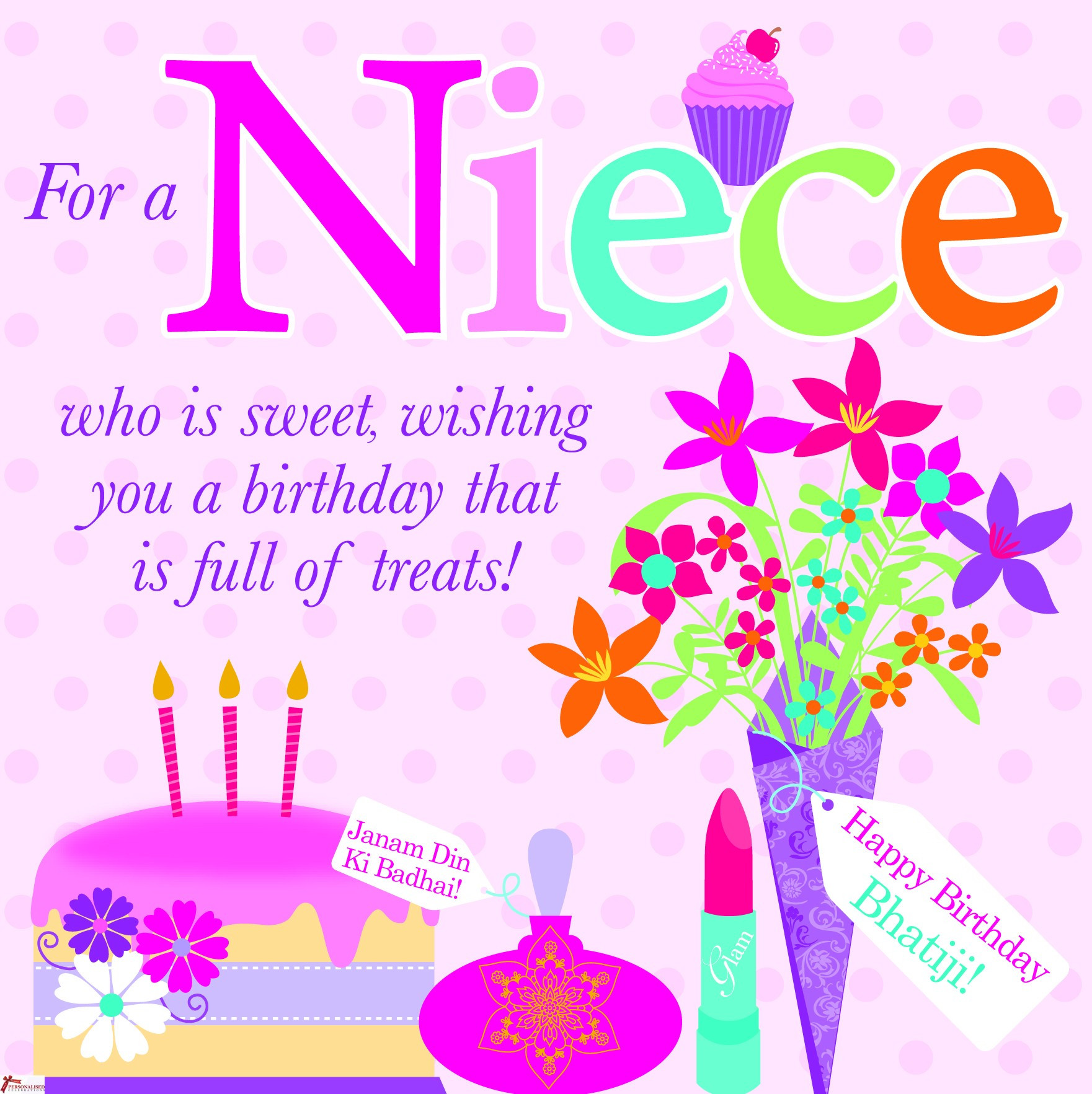 Funny Niece Birthday Wishes
 Birthday Card For Niece Quotes QuotesGram