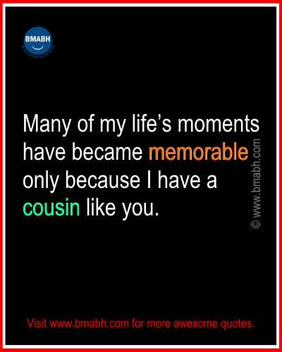 Funny Quotes About Cousins
 Best 25 Cousin quotes ideas on Pinterest