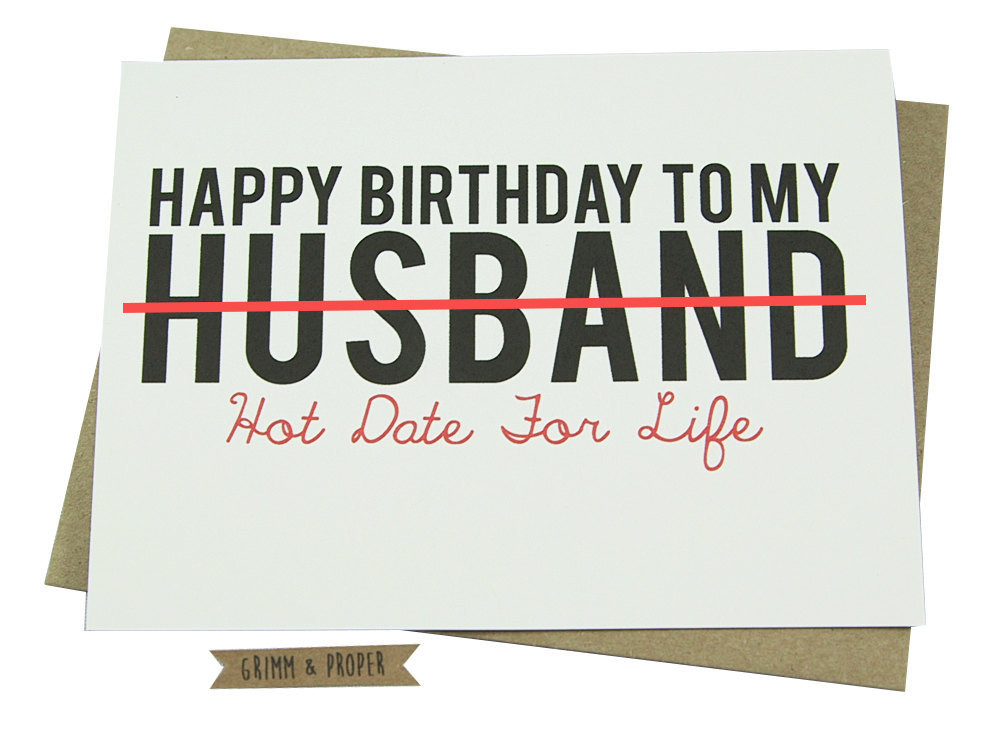 Funny Sexy Birthday Cards
 Husband Birthday Card Loving Funny For Him Hot y