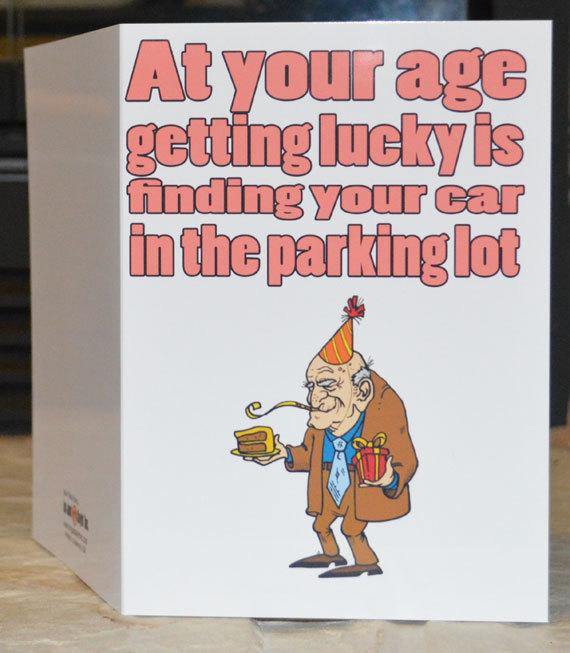 Funny Sexy Birthday Cards
 Items similar to Funny Birthday Cards At your age