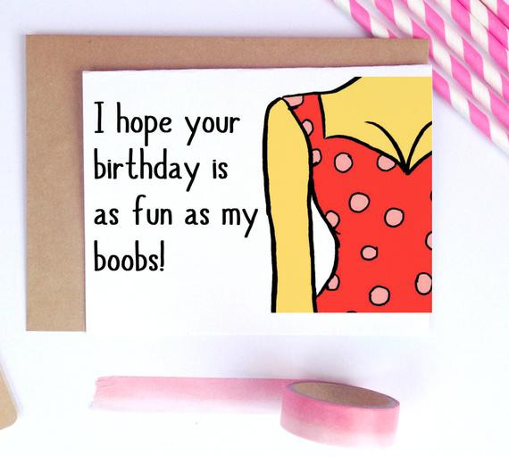 Funny Sexy Birthday Cards
 Bday Card For Him y Boyfriend Card Naughty Card y