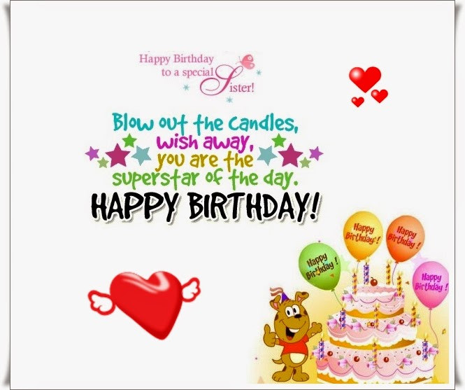 Funny Short Birthday Wishes
 Happy Birthday Cousin Sister Wishes Poems and Quotes