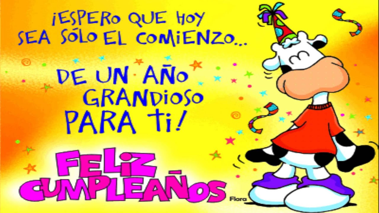 Funny Spanish Birthday Wishes
 Feliz cumpleaños salsa DanyPrz19
