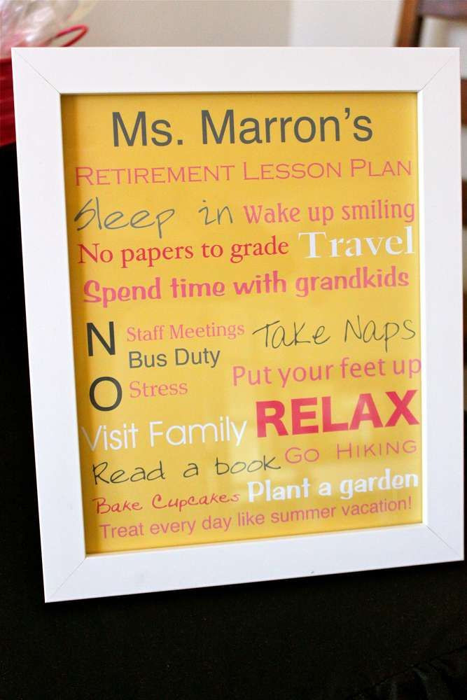 Funny Teacher Retirement Party Ideas
 55 best Retirement Party Favors and Ideas images on