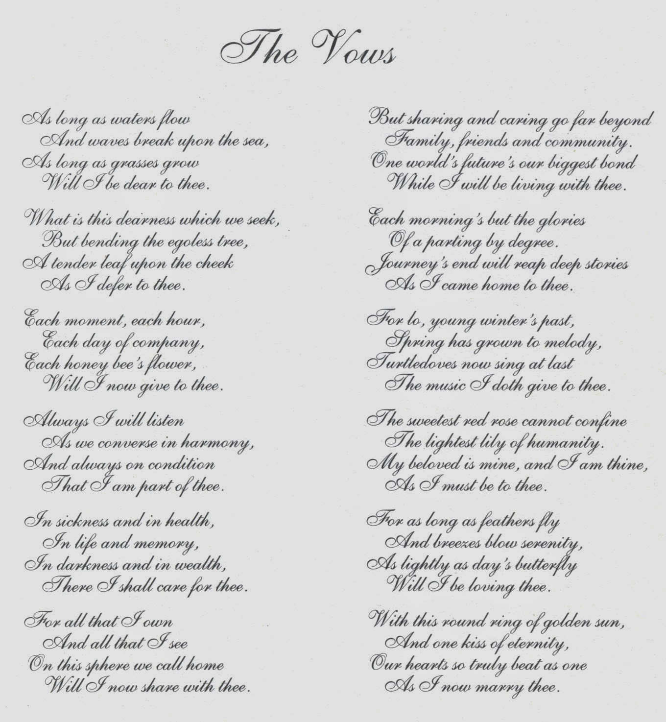 Funny Wedding Vows Samples
 Others Beautiful Wedding Vows Samples Ideas — Salondegas