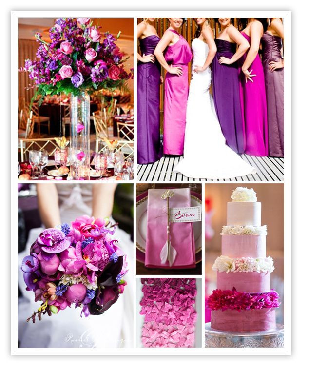 Fuschia Wedding Decorations
 Purple And Fuschia Wedding Decorations