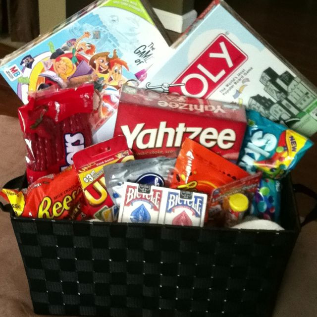 Game Night Gift Basket Ideas
 Everything you need for a great game night Great bridal