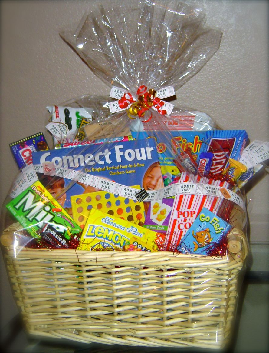 Game Night Gift Basket Ideas
 Family Game Night t basket audjiefied