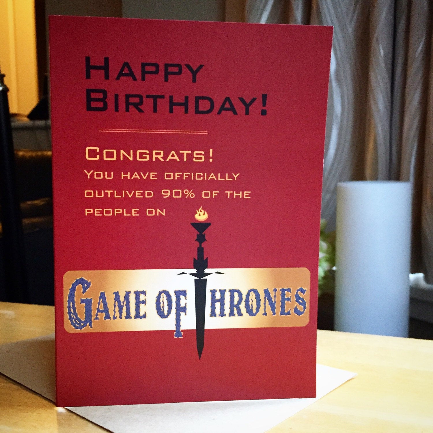 Game Of Thrones Birthday Card
 Funny Game Thrones Birthday Card Happy Birthday by