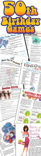 Games For 50th Birthday Party
 Party games 50th birthday party and Birthday party games