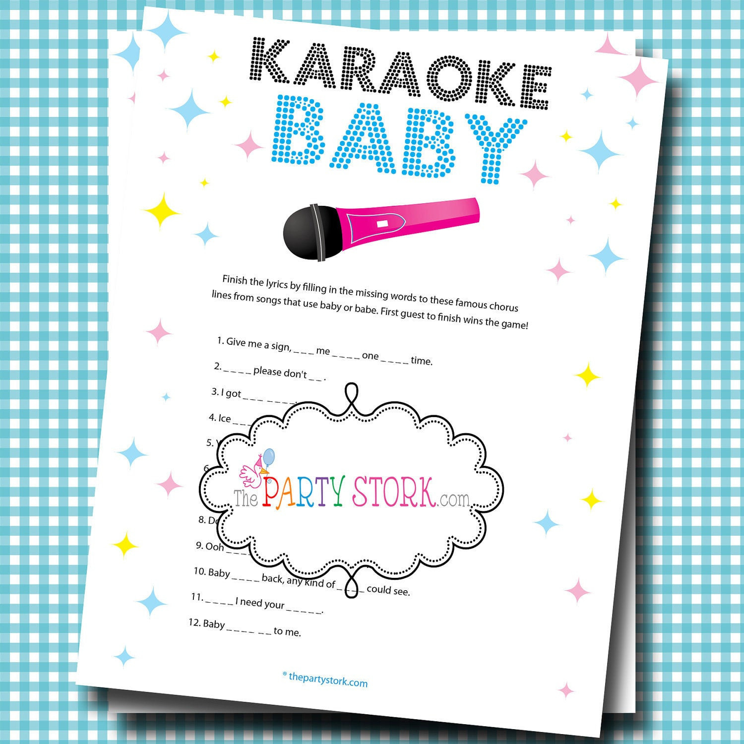 Games For Baby Showers Party
 Girl or Boy Baby Shower Games Fun Karaoke Baby Shower Game