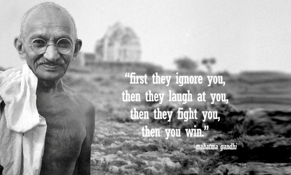 Gandhi Inspirational Quotes
 Mahatma Gandhi – Inspirational Quotes and Speech
