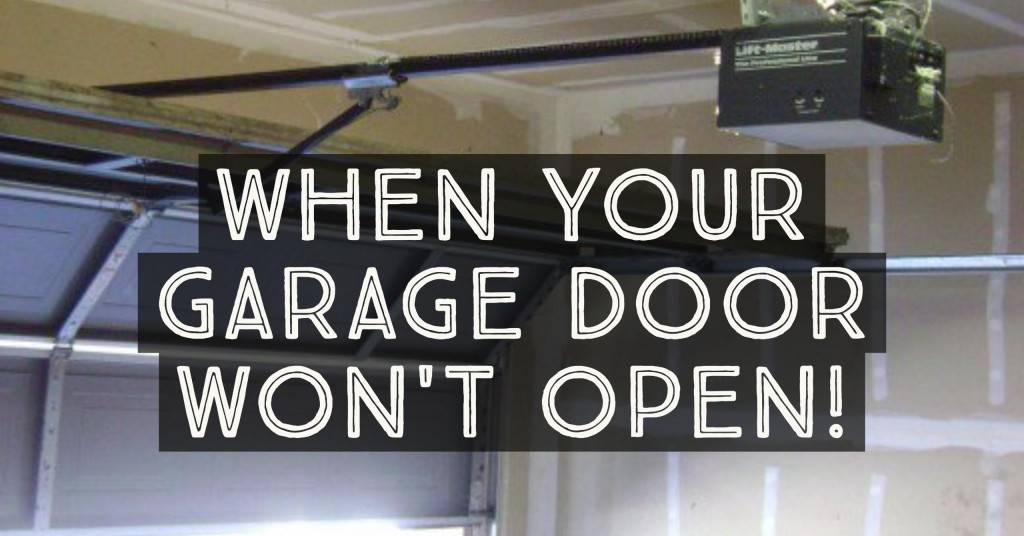 Garage Door Doesn T Open
 11 Most mon Reasons Why Your Garage Door Won t Open