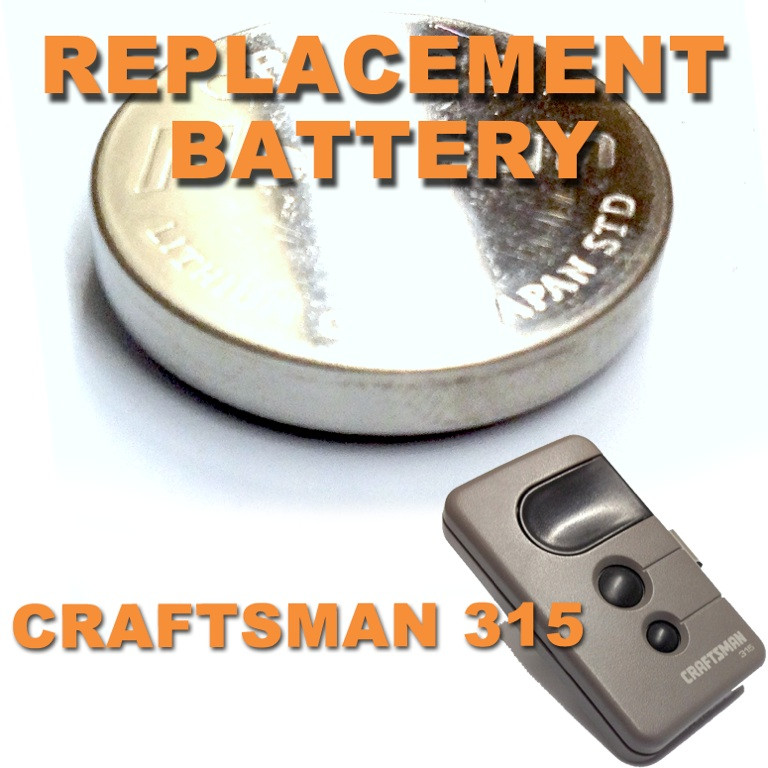 Garage Door Opener Remote Battery
 NEW CRAFTSMAN 315 GARAGE DOOR OPENER REMOTE CONTROL