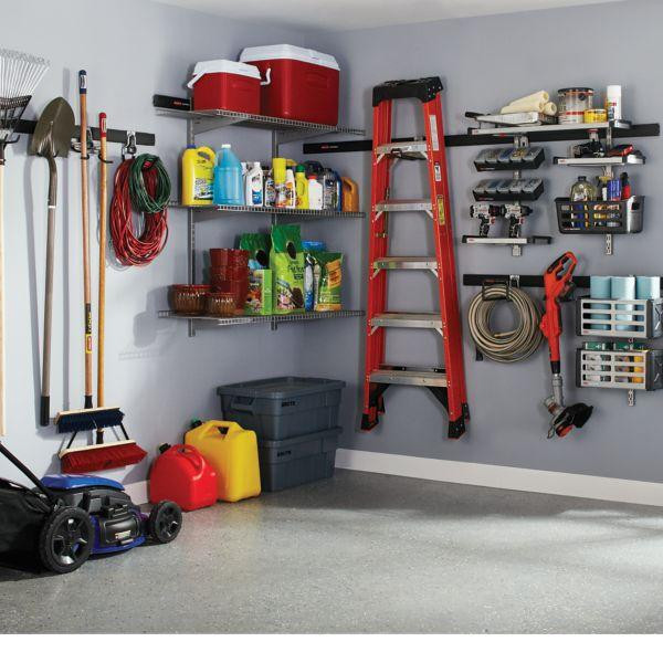Garage Organization System
 Amazon Rubbermaid FastTrack Garage Storage System