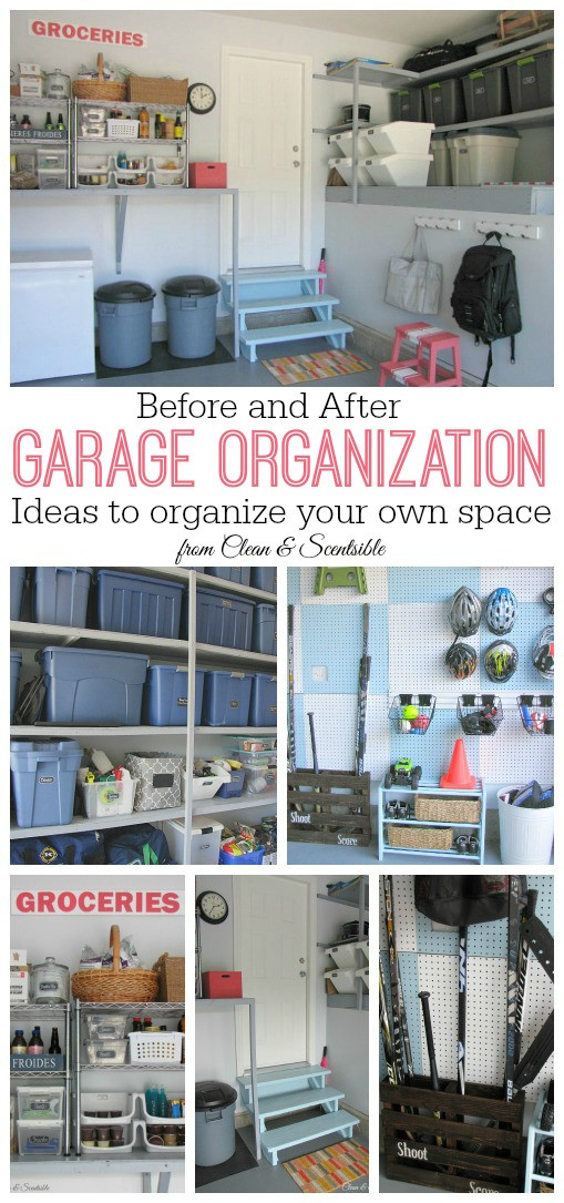 Garage Organizing Pinterest
 Garage Organization Makeover Clean and Scentsible