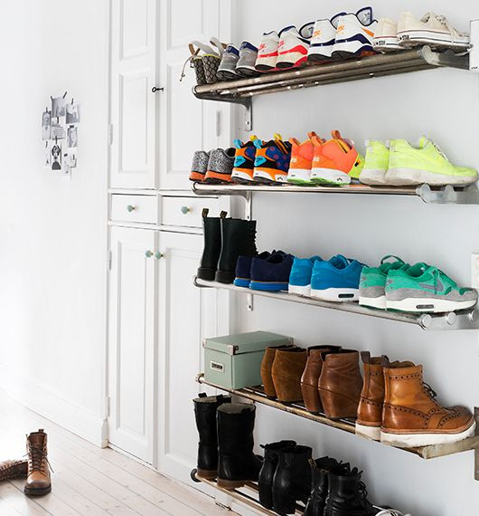 Garage Shoe Organizers
 18 DIY Shoe Storage Ideas for Small Spaces