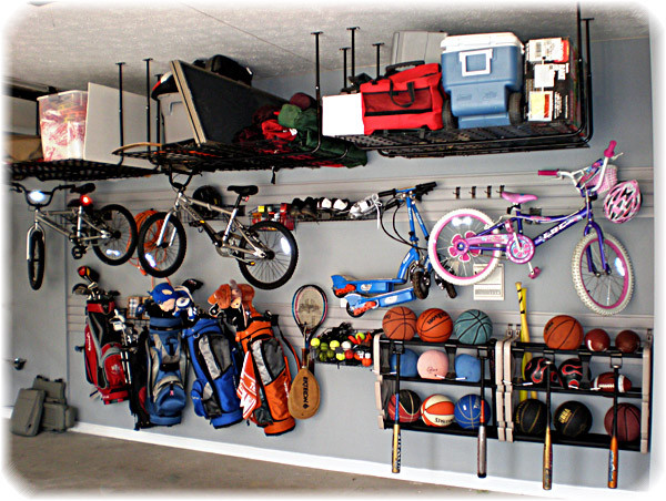 Garage Sports Organizer
 Tips for an Organized Garage