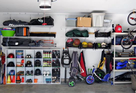 Garage Sports Organizer
 IHeart Organizing Reader Space Trash to Treasure Garage