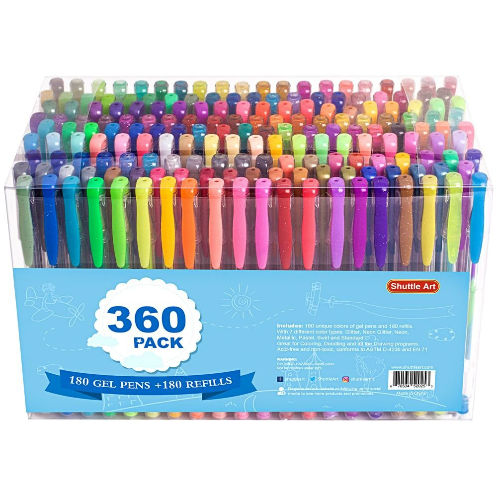 Gel Pens For Adult Coloring Books
 Top 10 Best Gel Pens For Coloring in 2019