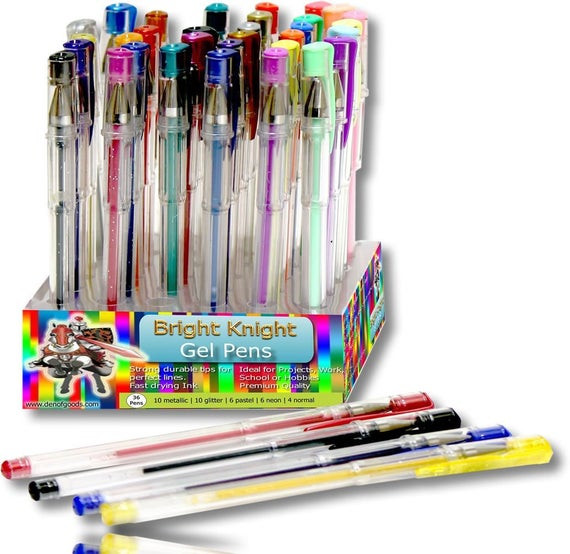 Gel Pens For Adult Coloring Books
 36 Coloring Gel Pens Adult Coloring Books by