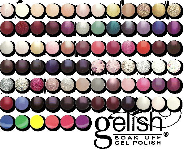 Gelish Nail Colors
 Harmony Gelish Colors