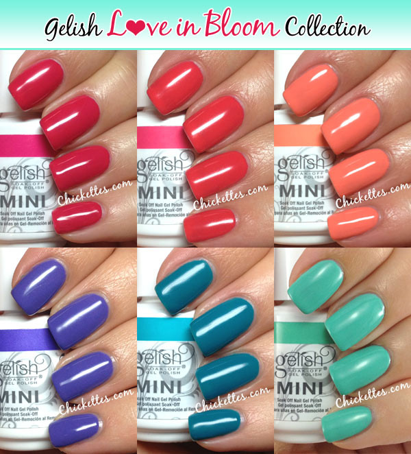 Gelish Nail Colors
 Gelish Collections – Chickettes Soak f Gel Polish