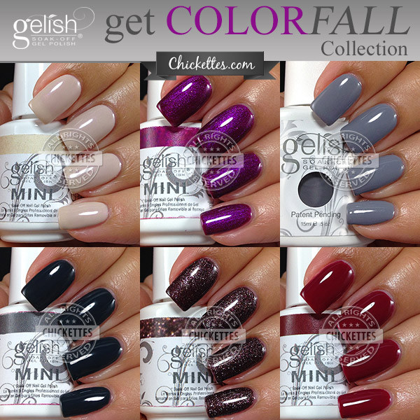 Gelish Nail Colors
 Gelish Get Color Fall Collection 2014 Fall Gelish Colors