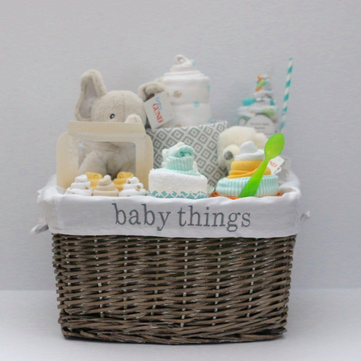 Gender Neutral Baby Gifts
 Gender Neutral Baby Gift Basket Baby Shower Gift Unique Baby