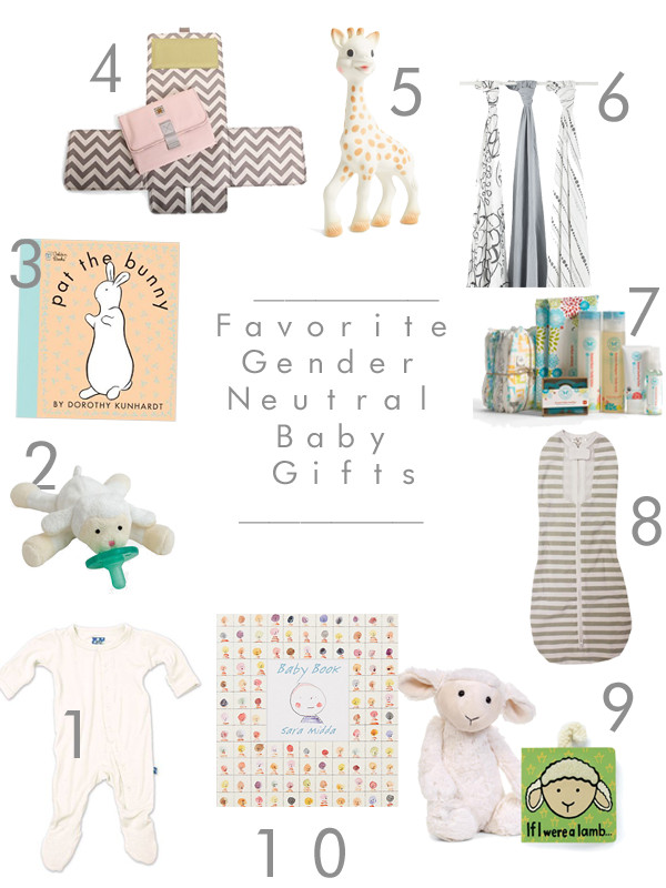 Gender Neutral Baby Gifts
 10 favorite gender neutral baby ts Sarah Tucker