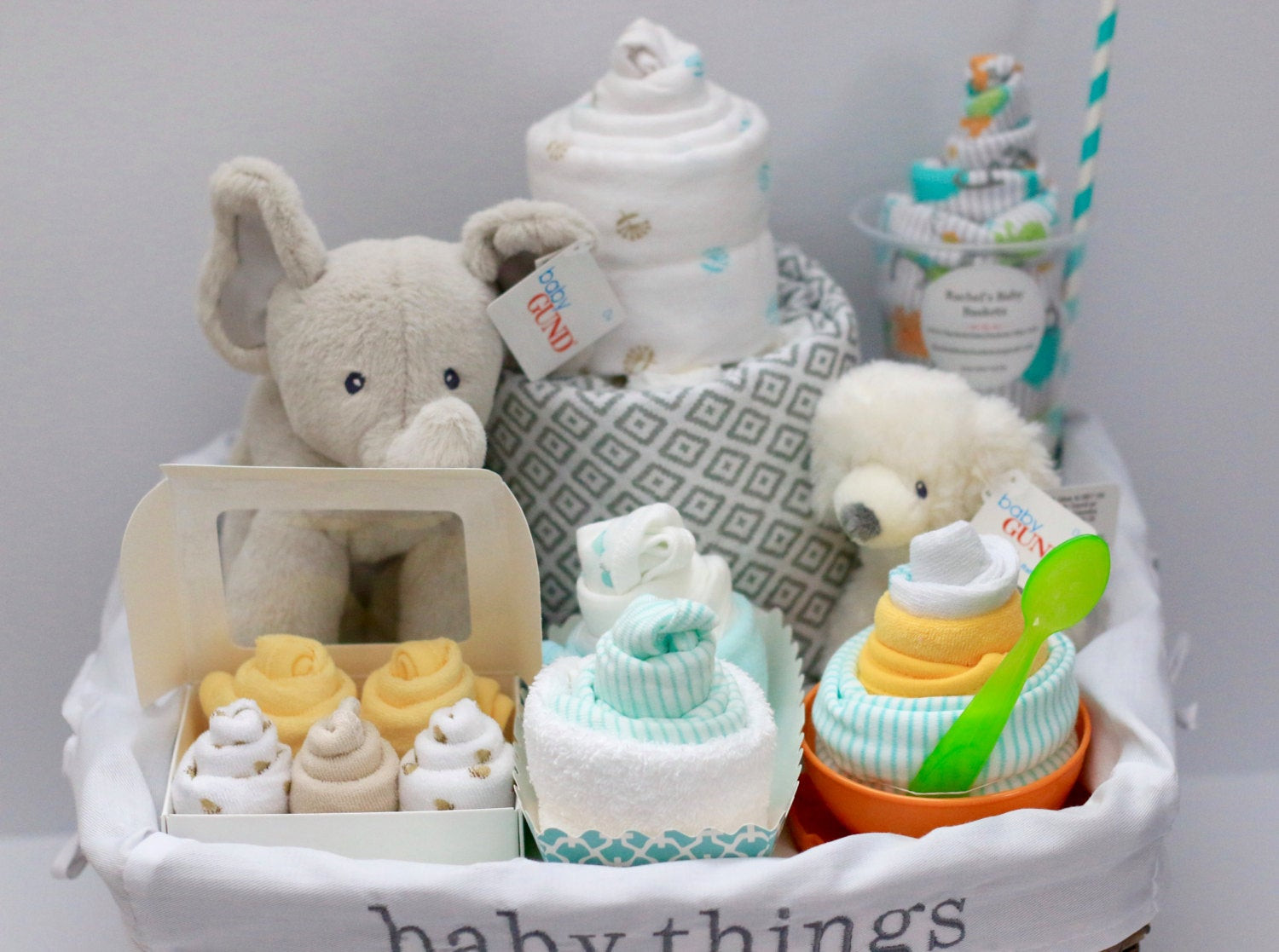 Gender Neutral Baby Gifts
 Gender Neutral Baby Gift Basket Baby Shower Gift Unique Baby