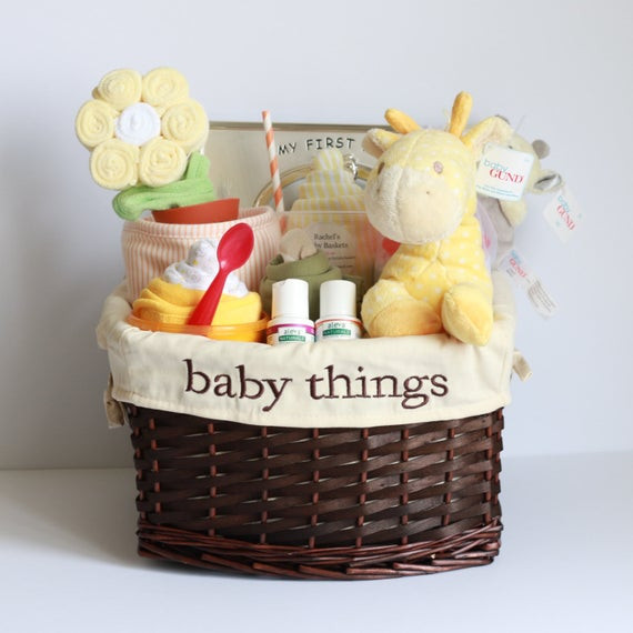 Gender Neutral Baby Gifts
 Gender Neutral Baby Gift Basket Baby Shower Gift Unique Baby