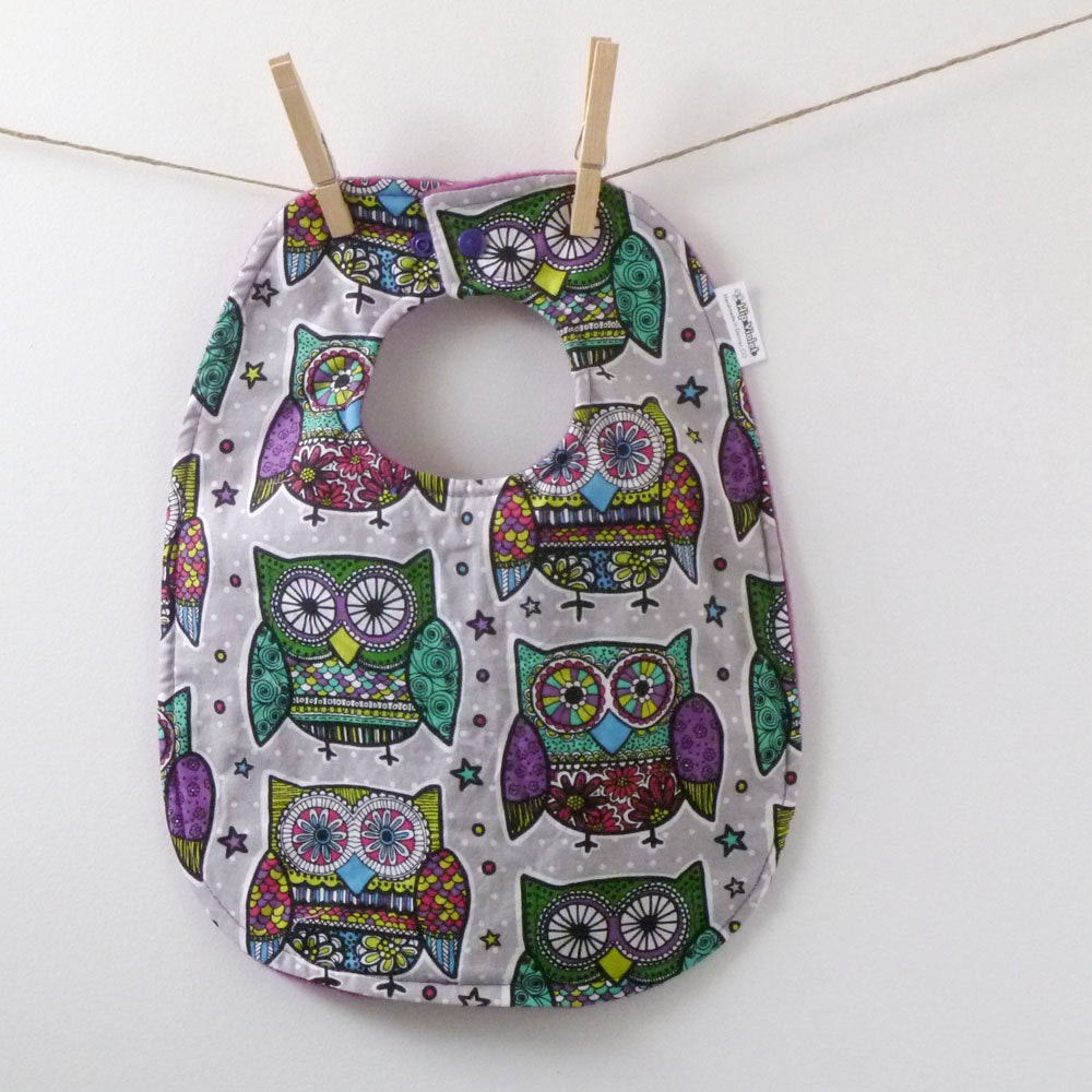 Gender Neutral Baby Gifts
 Owl Baby Bib Gender Neutral Baby Shower Gift by HipViolet