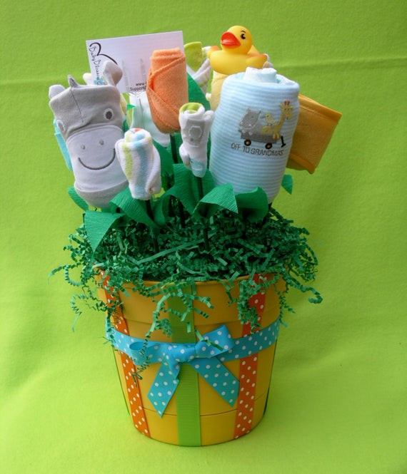 Gender Neutral Baby Gifts
 Gender Neutral Baby Gift Basket Baby Shower Gift by