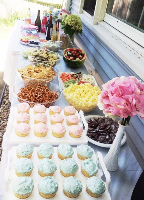 Gender Party Food Ideas
 134 best Reveal Party Food Ideas images on Pinterest